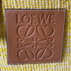 Loewe Anagram Basket Bag Square Yellow — view 7