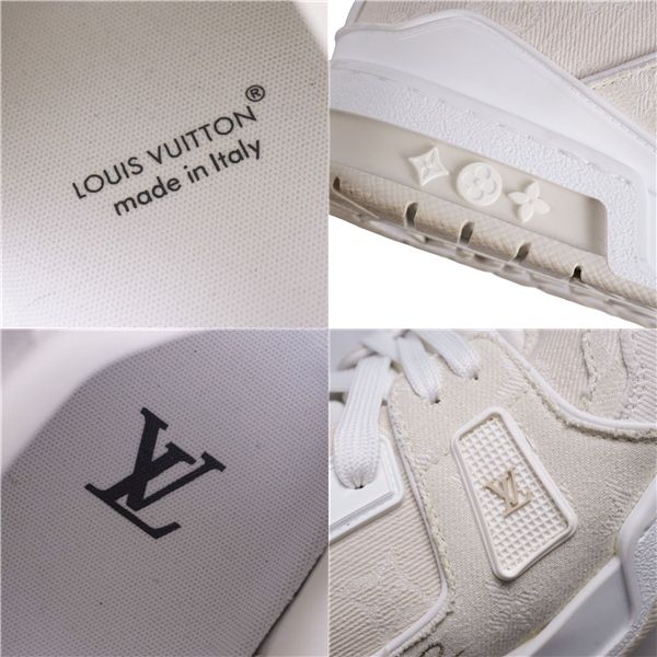 Hermes Sneakers LV Trainer Line Denim Monogram — view 9