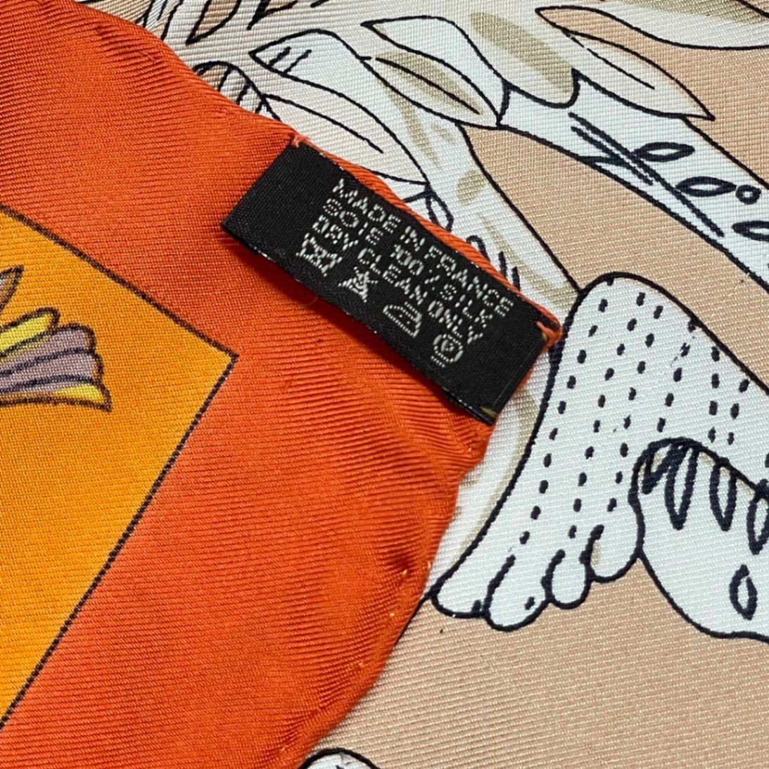 Hermes Scarf Silk Carre 140 les Legendes de L'arbre Tree Legend Orange Box — view 7