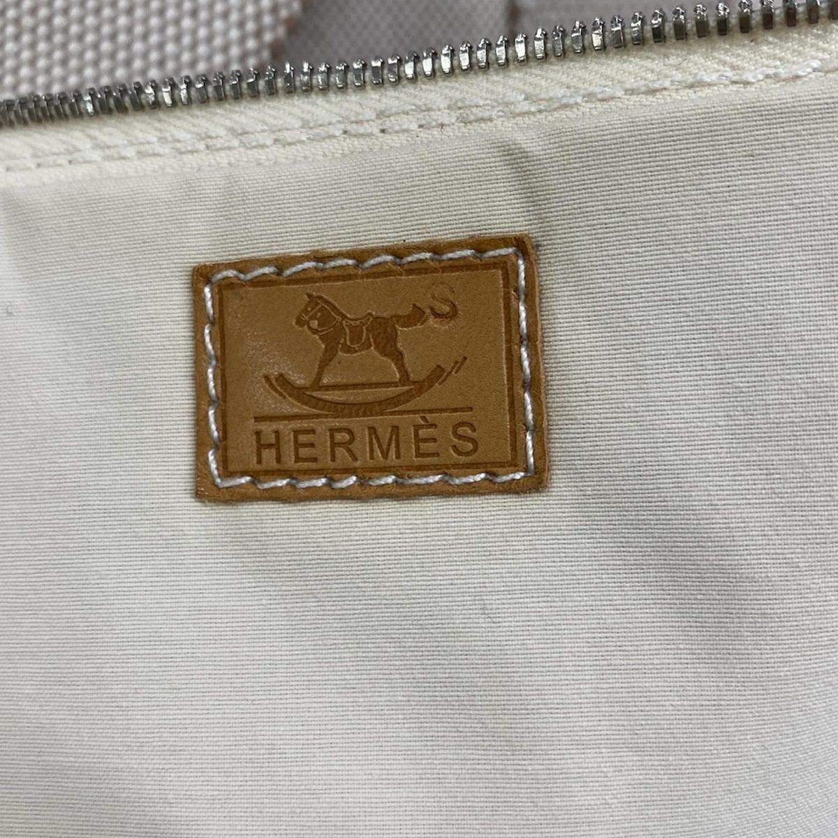 Hermes Tote Ivory Baby Line — view 7