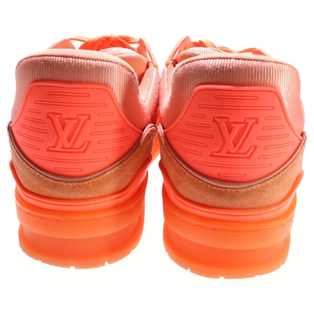 Louis Vuitton LV Trainer Line Monogram Low Cut Sneakers Orange — view 3