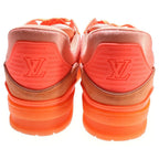 Louis Vuitton LV Trainer Line Monogram Low Cut Sneakers Orange — view 3