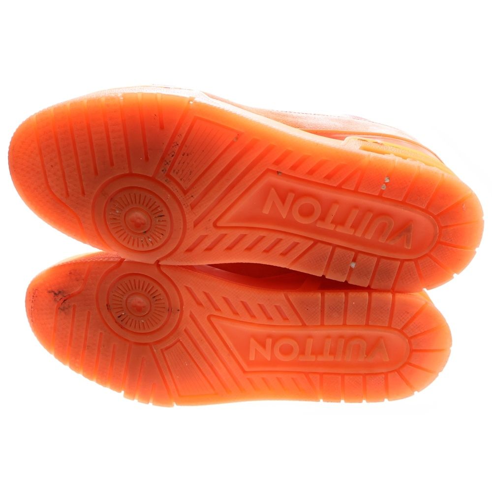Louis Vuitton LV Trainer Line Monogram Low Cut Sneakers Orange — view 5