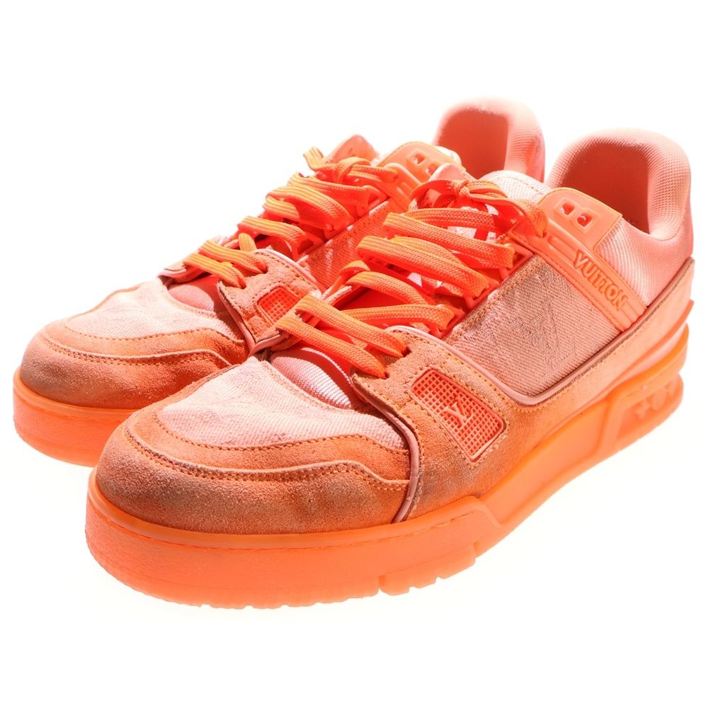 Louis Vuitton LV Trainer Line Monogram Low Cut Sneakers Orange — view 2