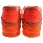 Louis Vuitton LV Trainer Line Monogram Low Cut Sneakers Orange — view 6