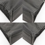 Hermes Her Line GM Nylon Canvas Gray Tote — view 4