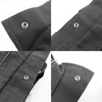 Hermes Her Line GM Nylon Canvas Gray Tote — view 8