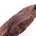 Hermes Sac Fourre Tout MM Half Leather Cotton Brown — view 5