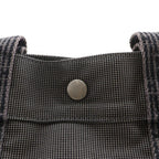 Hermes Her Line MM Tote Nylon Canvas Gray Handbag — view 9