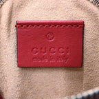 Gucci Wallet Coin Case Leather GG Marmont Red Zip Around — view 7
