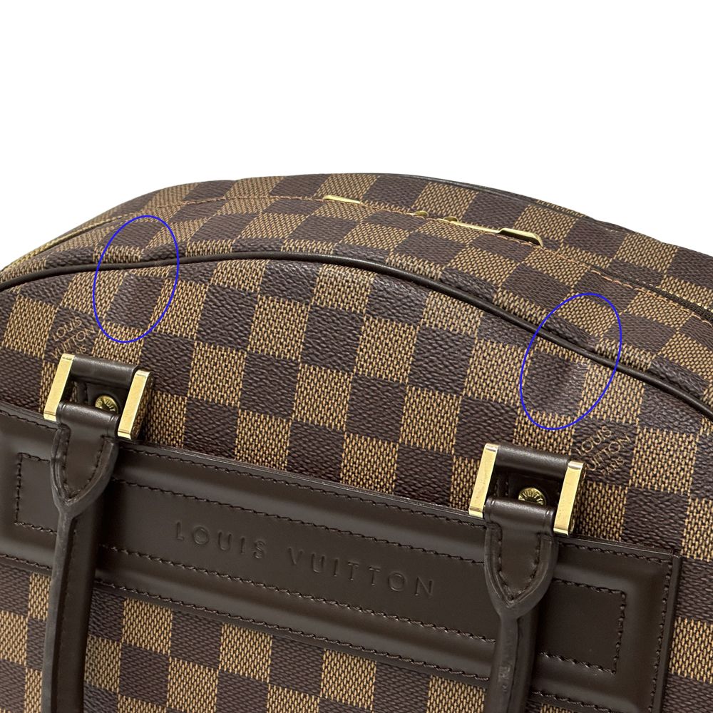 Louis Vuitton Bag Damier Handbag Canvas Norita Ebene — view 9