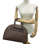 Louis Vuitton Bag Damier Handbag Canvas Norita Ebene — view 7