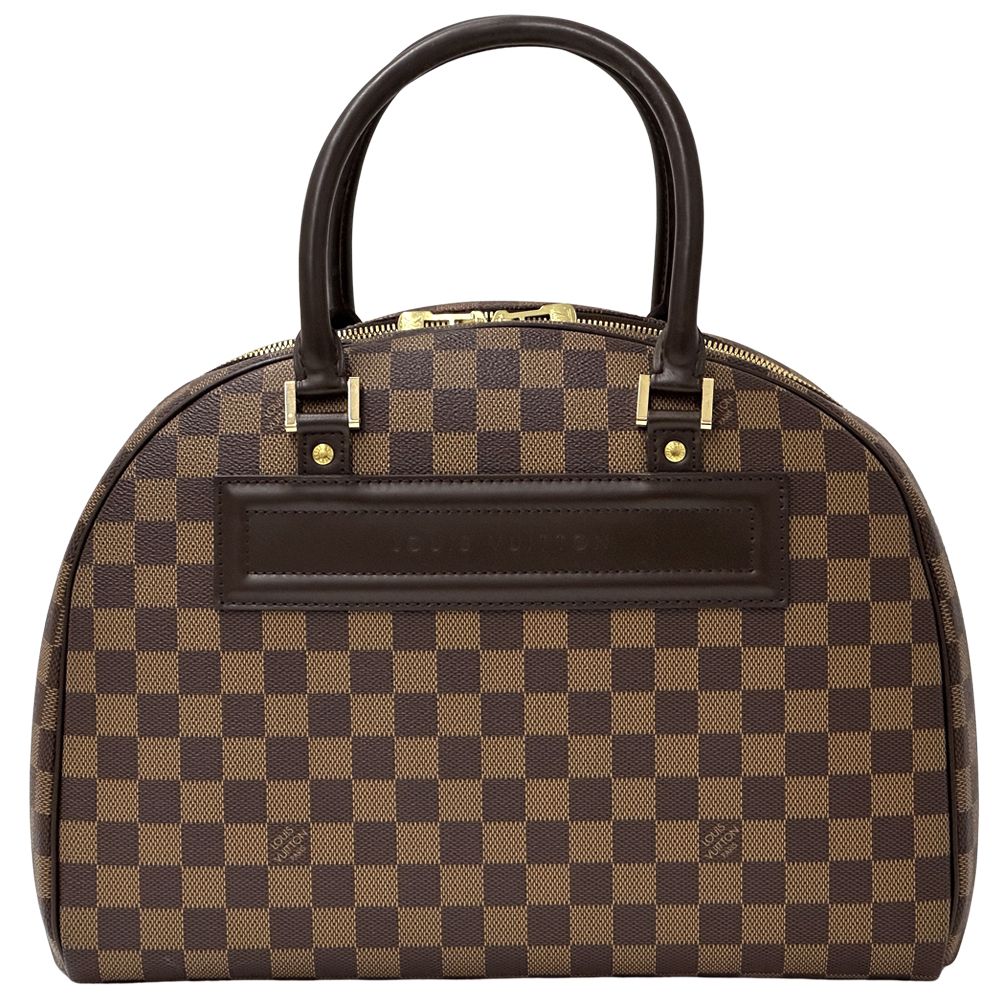 Louis Vuitton Bag Damier Handbag Canvas Norita Ebene — view 2
