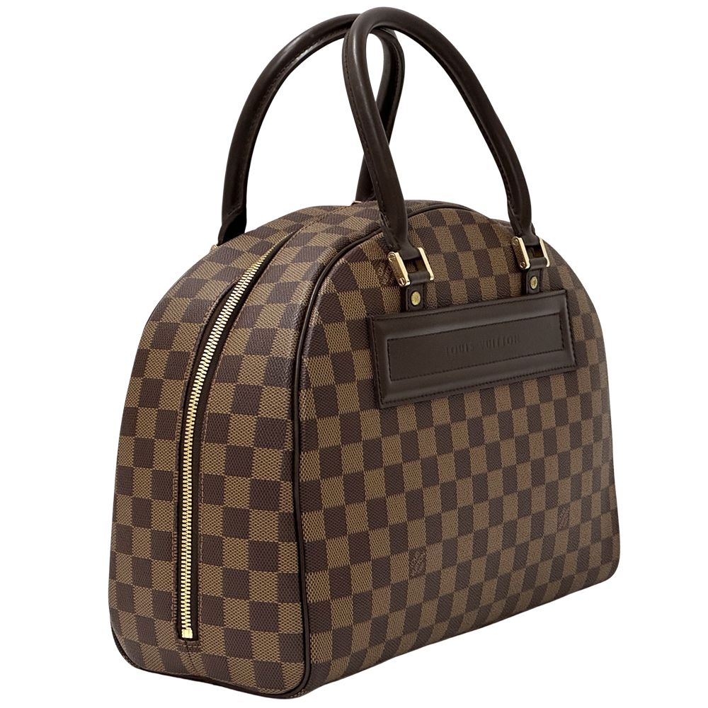 Louis Vuitton Bag Damier Handbag Canvas Norita Ebene — view 3