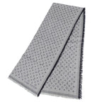 Louis Vuitton Shawl Cotton Monogram Essential Gray — view 3