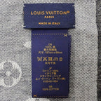 Louis Vuitton Shawl Cotton Monogram Essential Gray — view 5