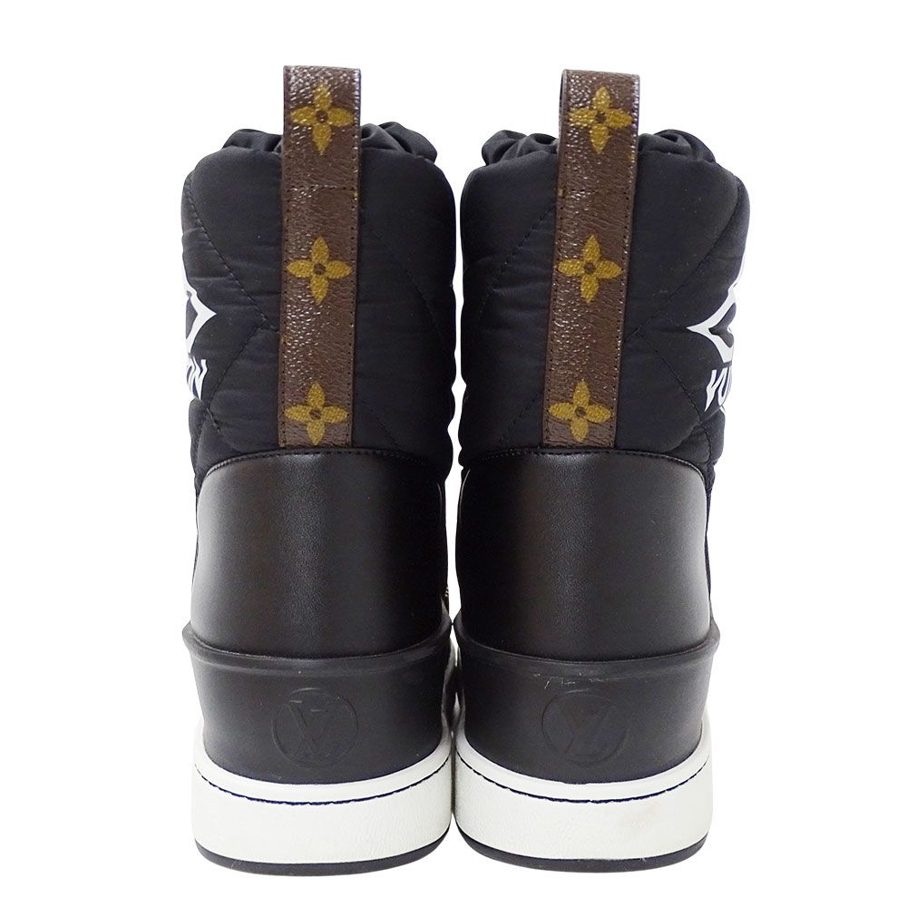 Louis Vuitton Boots Nylon Polar Line Short Black 36 — view 3