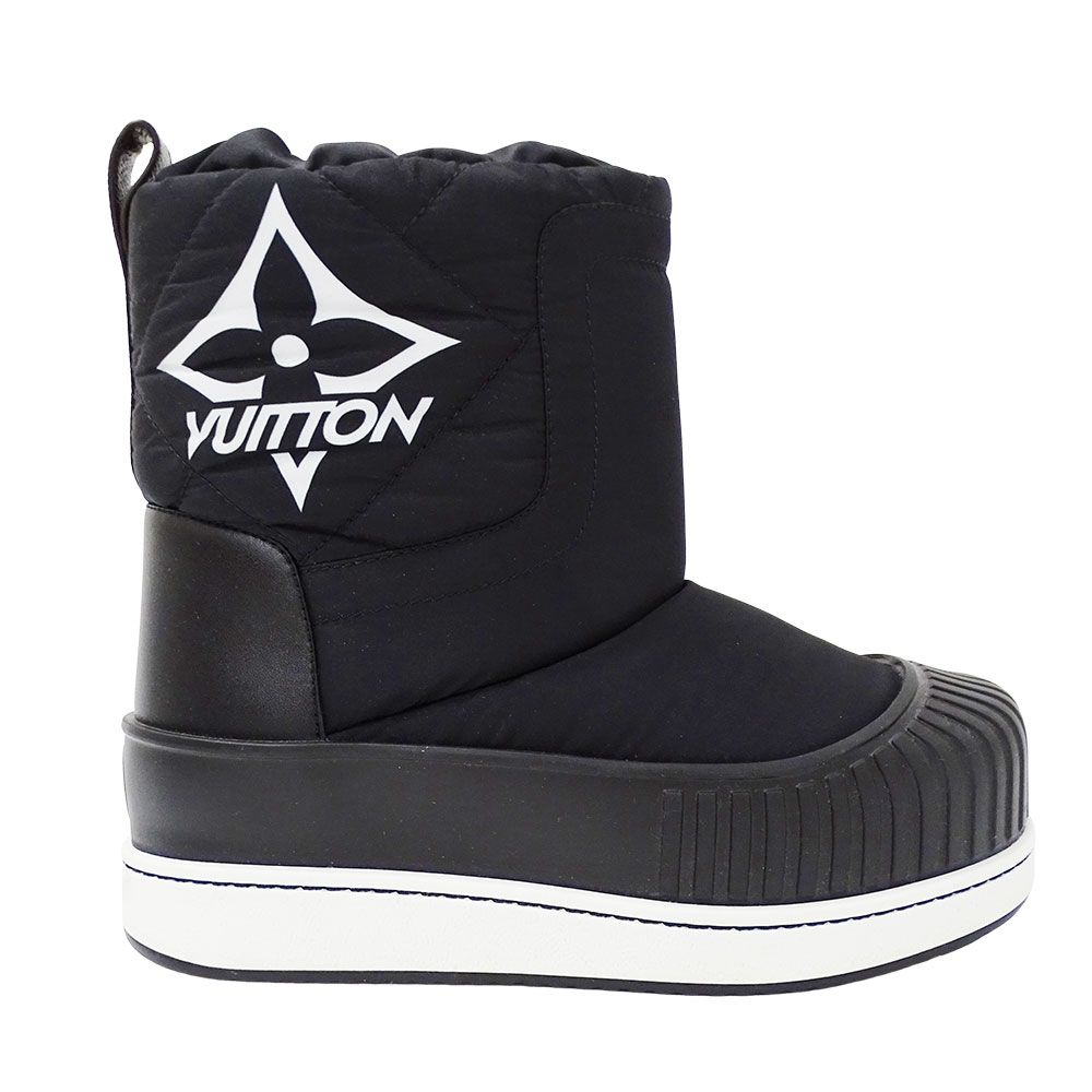 Louis Vuitton Boots Nylon Polar Line Short Black 36 — view 5