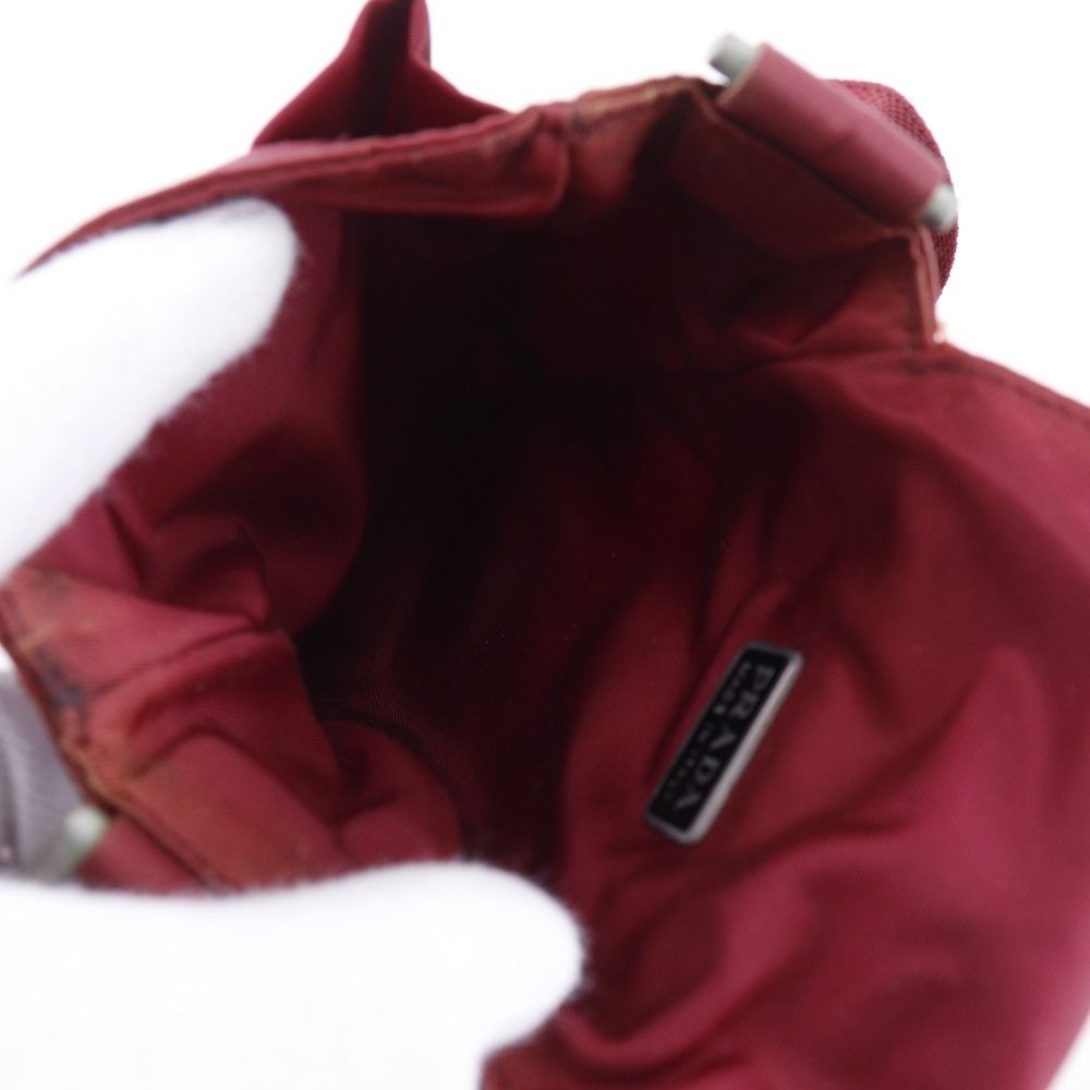 Prada 2-Way Waist Bag Nylon Cerise Red — view 5