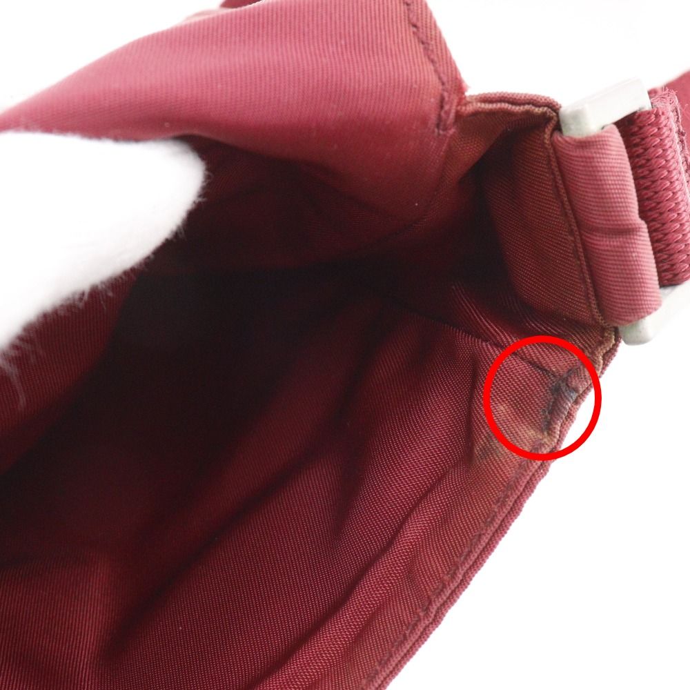 Prada 2-Way Waist Bag Nylon Cerise Red — view 6