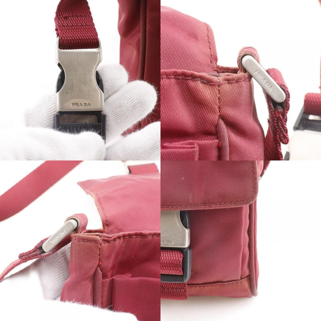 Prada 2-Way Waist Bag Nylon Cerise Red — view 8
