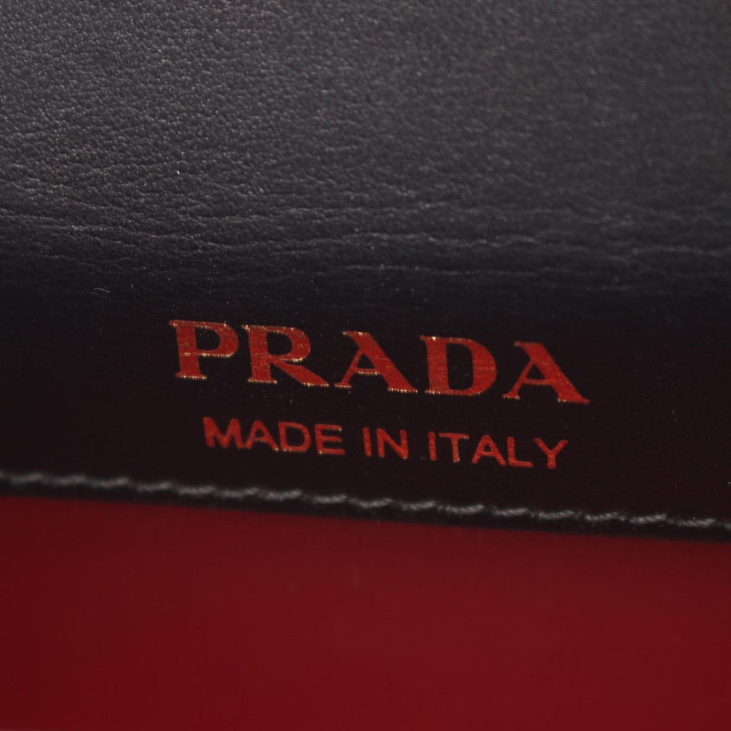 Prada Handbag Black Sapphire Leather 2-Way Chain — view 4