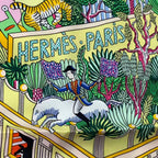 Hermes Scarf Silk Large Carre 140 Animapolis White Box — view 8