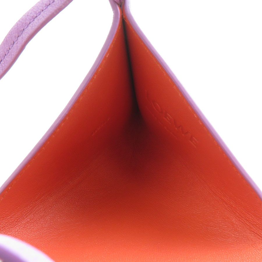 Loewe Pouch Leather Purple — view 5