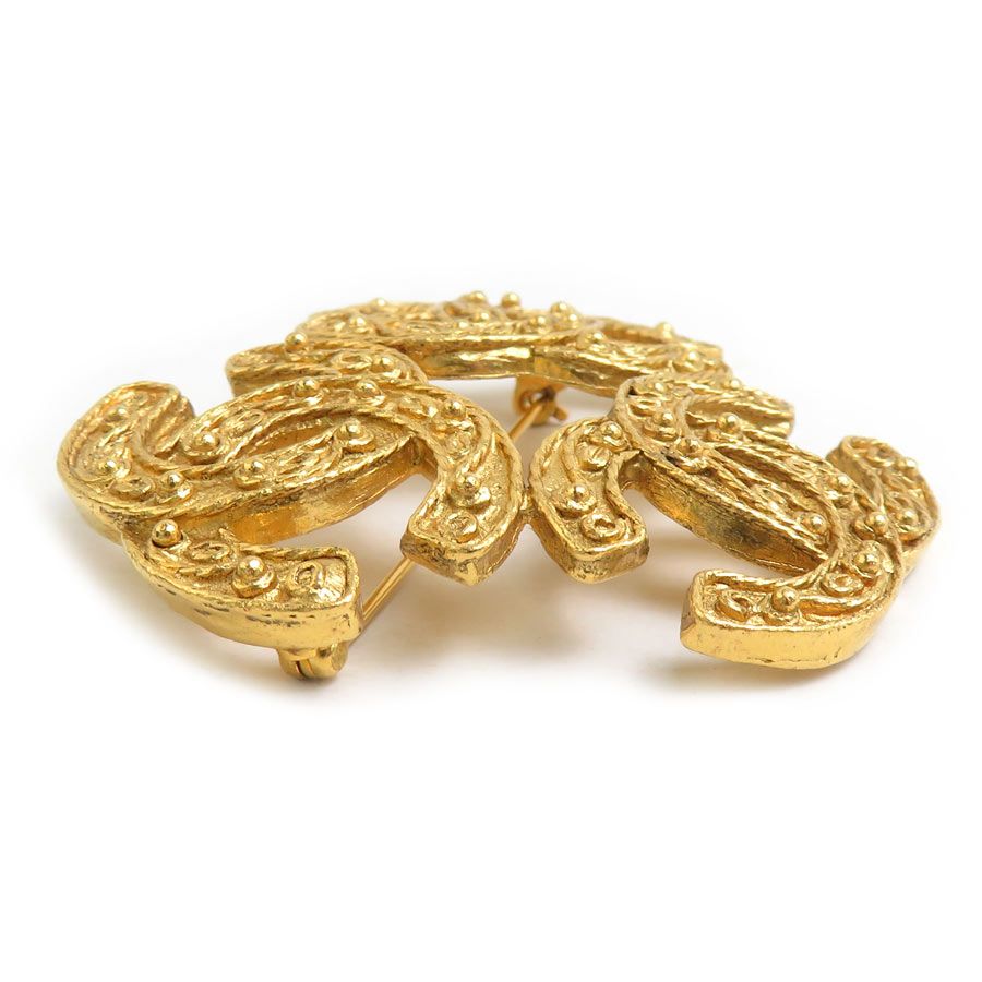 Chanel Brooch Triple CC Logo — view 4