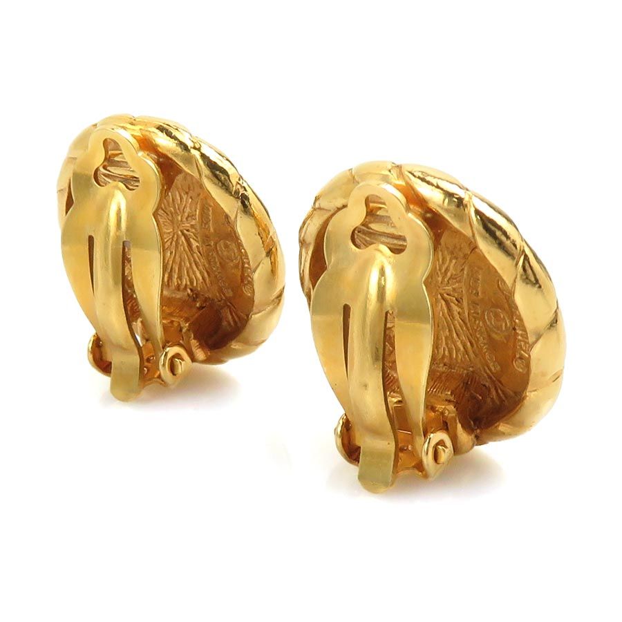 Chanel Earrings CC Logo — view 3
