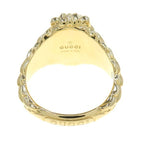 Gucci Lion Head Ring Amethyst — view 5