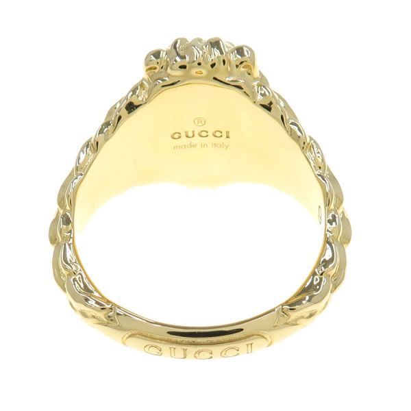 Gucci Lion Head Ring Amethyst — view 5