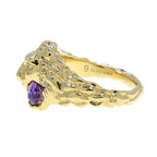 Gucci Lion Head Ring Amethyst — view 4
