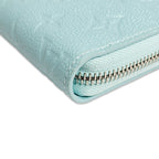 Louis Vuitton Wallet Zip Around Azur Frost Monogram — view 6