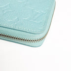 Louis Vuitton Wallet Zip Around Azur Frost Monogram — view 7