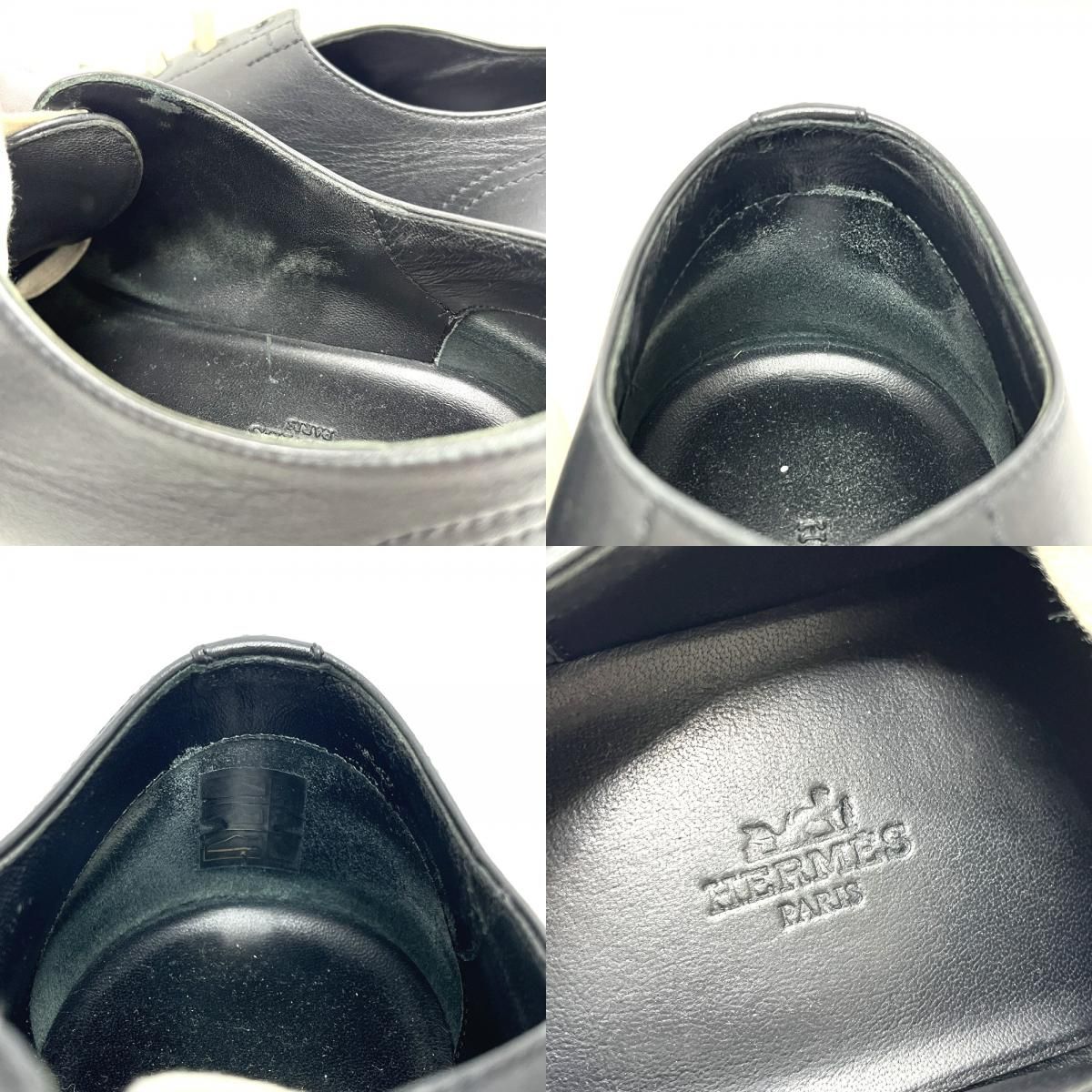 Hermes Sneakers Casual Dabi Hull Leather Black — view 7