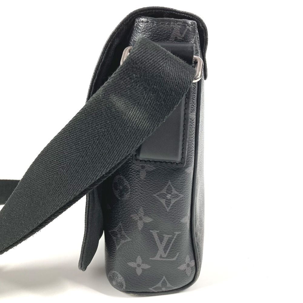 Louis Vuitton Shoulder Bag District PM NM Monogram Eclipse Canvas Black — view 3