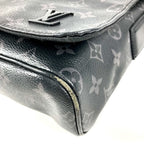 Louis Vuitton Shoulder Bag District PM NM Monogram Eclipse Canvas Black — view 6