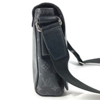 Louis Vuitton Shoulder Bag District PM NM Monogram Eclipse Canvas Black — view 4