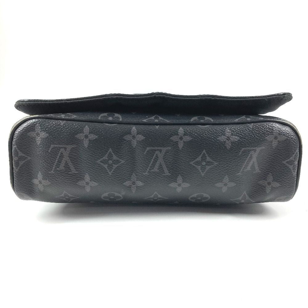 Louis Vuitton Shoulder Bag District PM NM Monogram Eclipse Canvas Black — view 5