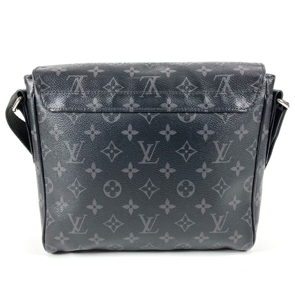 Louis Vuitton Shoulder Bag District PM NM Monogram Eclipse Canvas Black — view 2