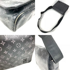 Louis Vuitton Shoulder Bag District PM NM Monogram Eclipse Canvas Black — view 7