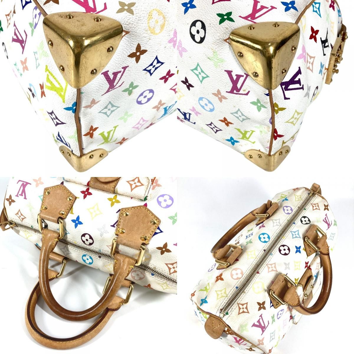 Louis Vuitton Handbag Speedy 30 Monogram Multicolor Canvas — view 6