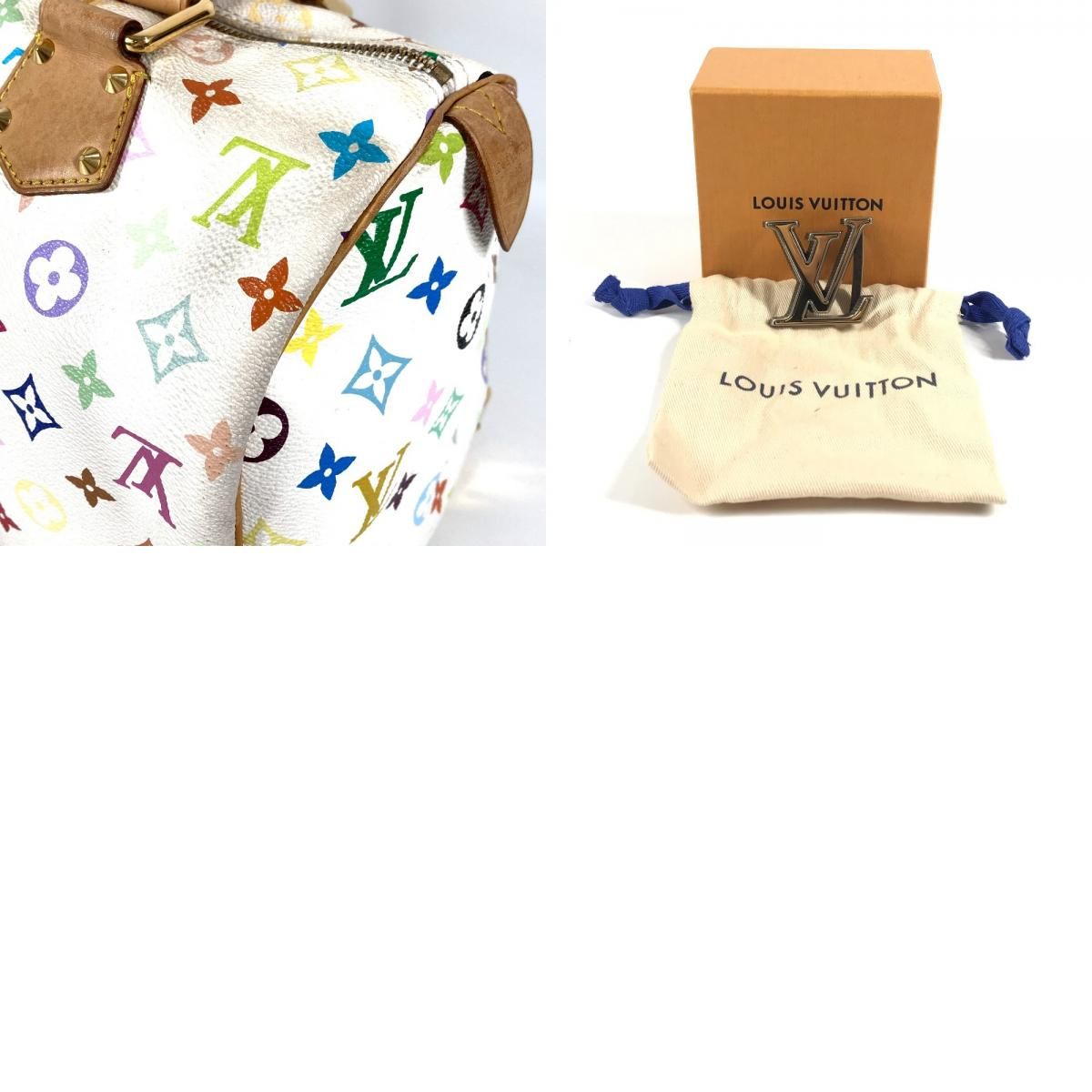 Louis Vuitton Handbag Speedy 30 Monogram Multicolor Canvas — view 9