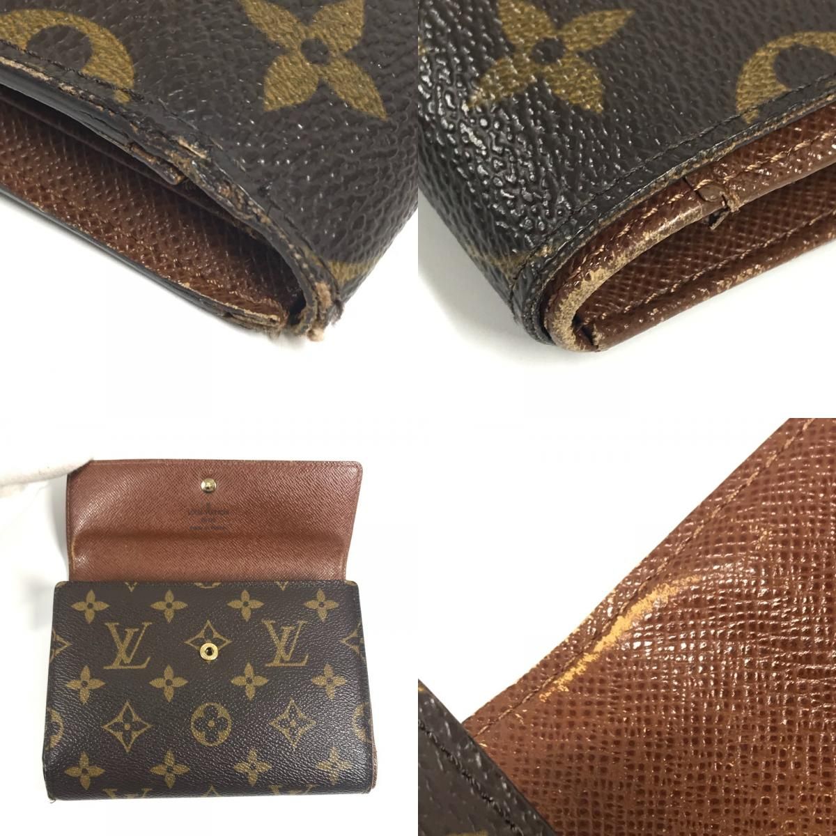 Louis Vuitton Trifold Wallet Porte Tresor Loue Tuy Papier Monogram — view 7