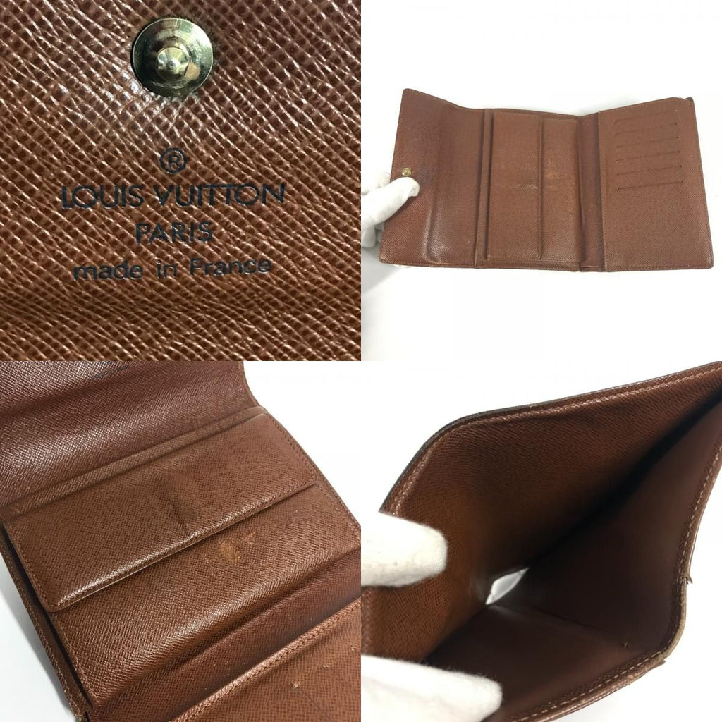 Louis Vuitton Trifold Wallet Porte Tresor Loue Tuy Papier Monogram — view 8