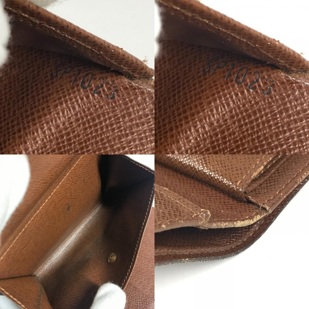 Louis Vuitton Trifold Wallet Porte Tresor Loue Tuy Papier Monogram — view 9