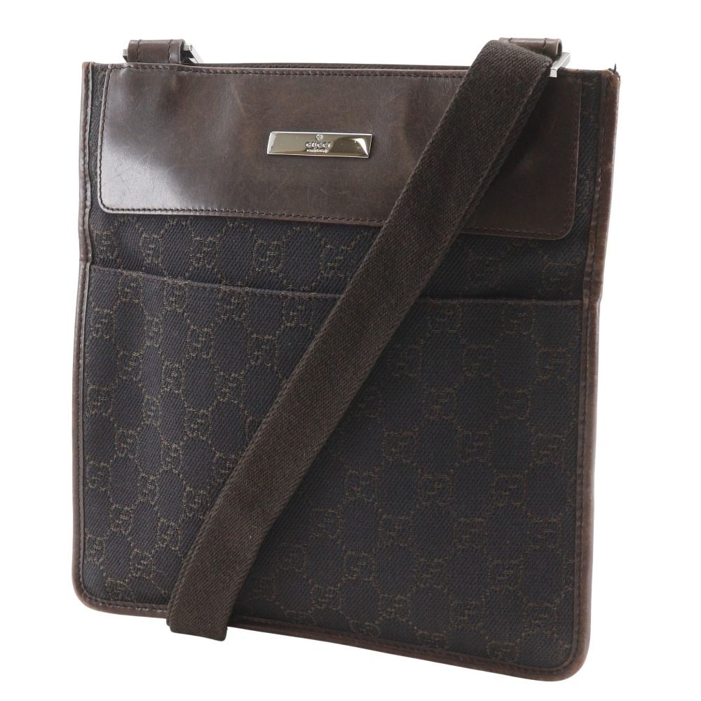 Gucci GG Canvas Brown Shoulder Bag — view 2