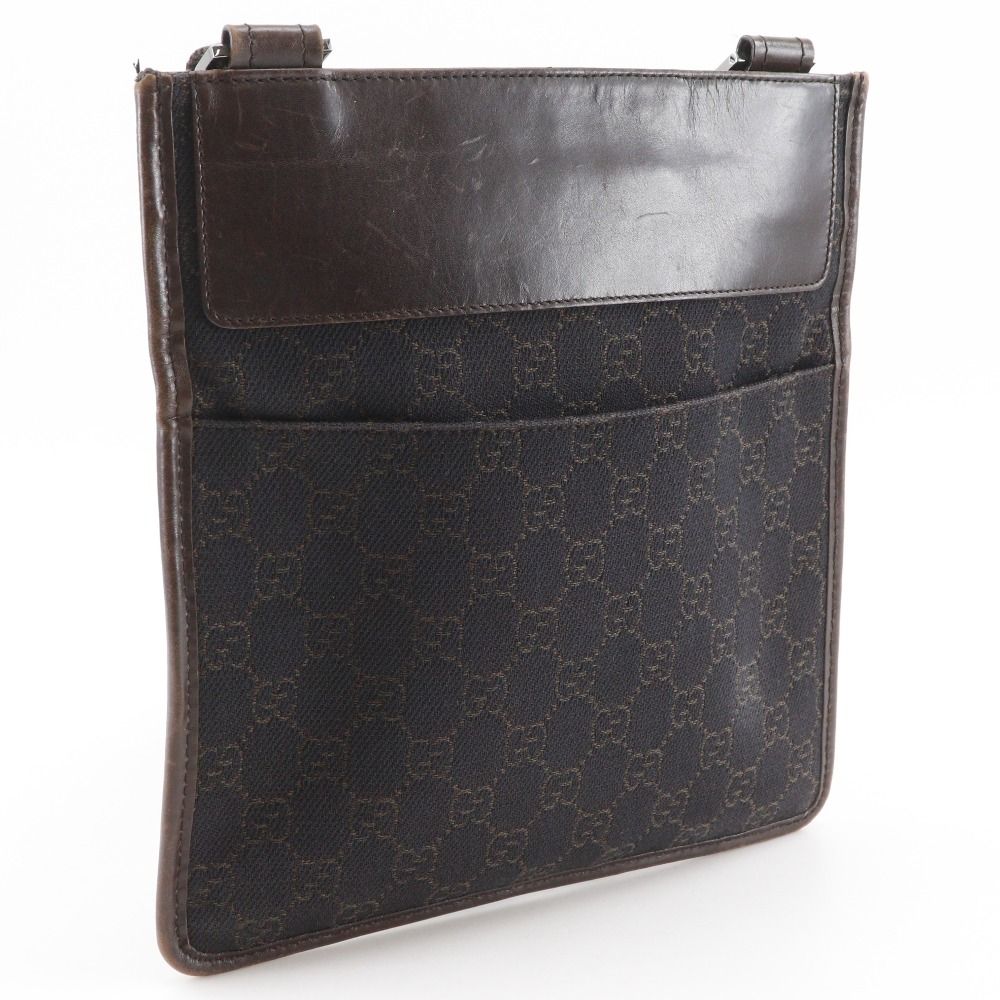Gucci GG Canvas Brown Shoulder Bag — view 3