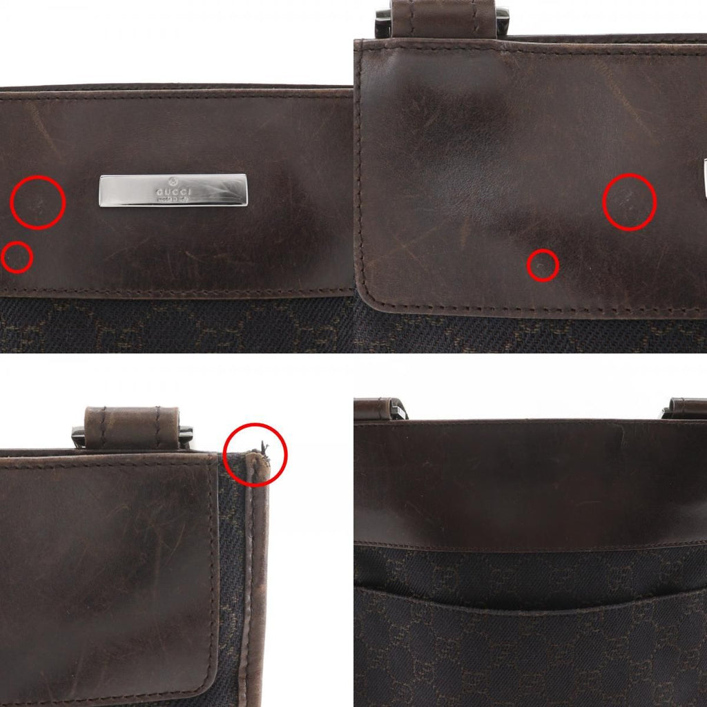Gucci GG Canvas Brown Shoulder Bag — view 9